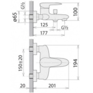 Mezclador Welle Louis HT23191D