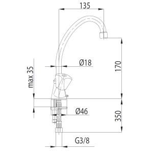 Grifo Armatura Standard 302-315-00