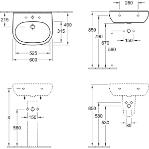 Villeroy & Boch O.novo 516055