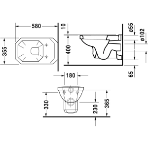 Inodoro Duravit 1930 Series 0182090000