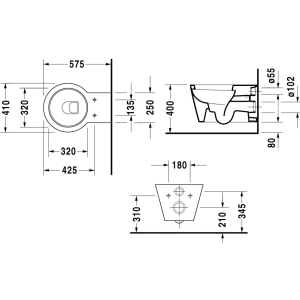 Inodoro Duravit Starck 1 0210090000