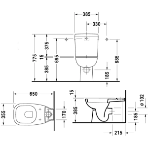 Duravit D-Code 21180900002