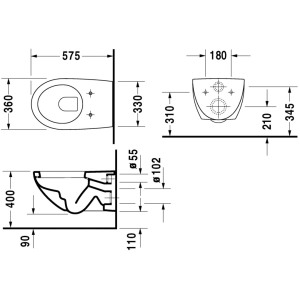 Aseo Duravit Architec 2546090000