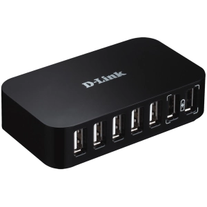 Lector de tarjetas/USB-concentrador D-Link DUB-H7