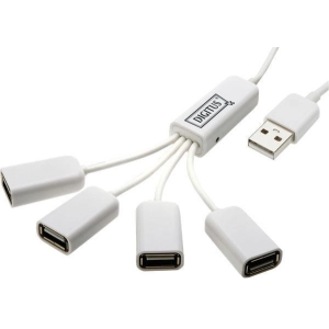 Lector de tarjetas / USB-concentrador Digitus DA-70216