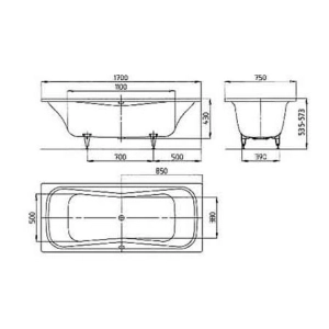 Kaldewei Dyna Duo 170x75