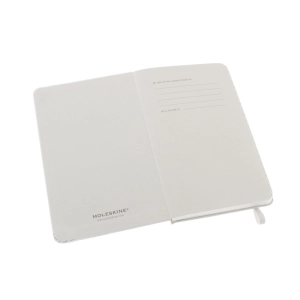 Moleskine Ruled Notebook Pocket White