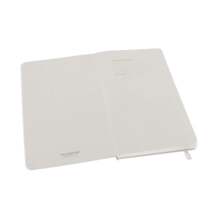 Moleskine Ruled Notebook Large White