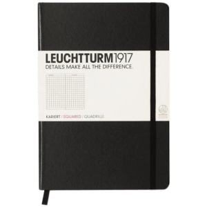 Bloc de notas Leuchtturm1917 Squared Notebook Black