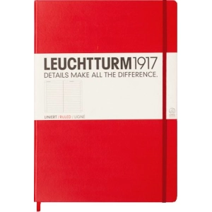 Cuaderno Leuchtturm1917 Ruled Master Classic Red