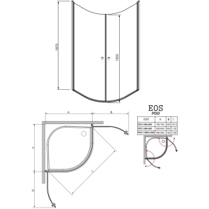 Radaway Eos PDD 80