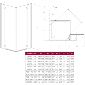 Radaway Torrenta KDD 80Lx90R