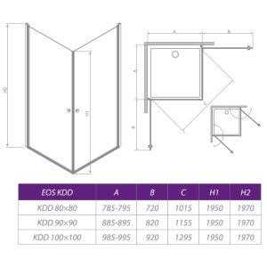 Radaway Eos KDD 80