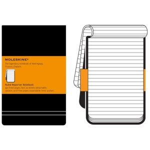 Bloc de notas Moleskine Ruled Reporter Notebook Large