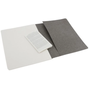 Moleskine Set of 3 Plain Cahier Journals XLarge Grey