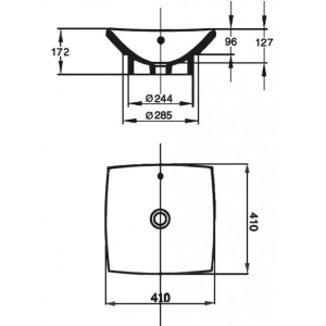 Lavabo Jacob Delafon Escale E1325-00