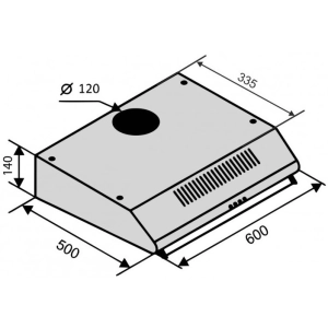 VENTOLUX Roma 60 IX 2M Lux