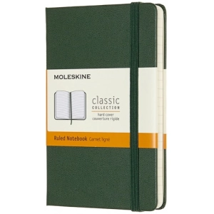 Bloc de notas Moleskine Ruled Notebook Pocket Green