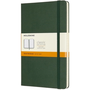 Bloc de notas Moleskine Ruled Notebook Large Green