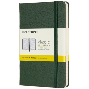 Bloc de notas Moleskine Squared Notebook Pocket Green