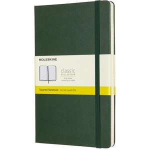 Bloc de notas Moleskine Squared Notebook Large Green