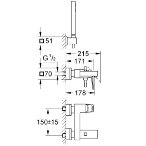 Grohe Eurocube 23141000