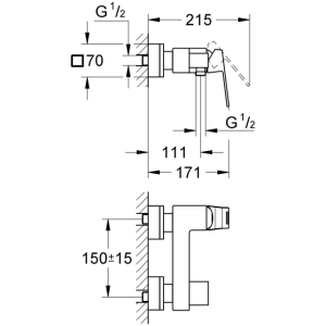 Grohe Eurocube 23145000