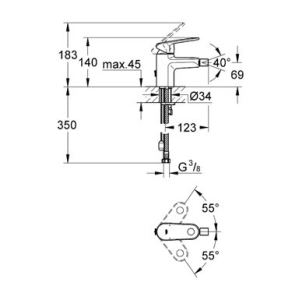 Batidora Grohe Europlus 32623002