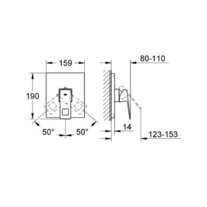 Grohe Eurocube 19898000