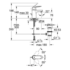 Grohe Eurosmart Cosmopolitan 32825000