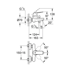 Grohe Eurosmart Cosmopolitan 32831000