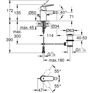 Grohe Eurosmart Cosmopolitan 32839000