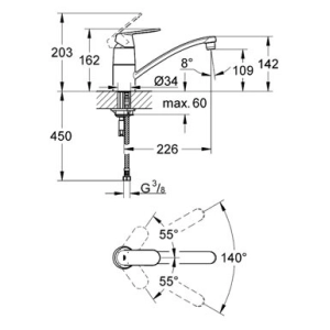 Grohe Eurosmart Cosmopolitan 32842000