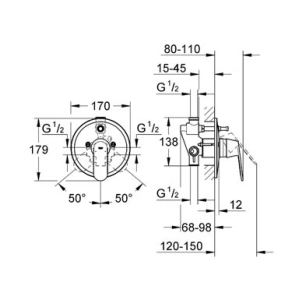 Grohe Eurosmart Cosmopolitan 32879000