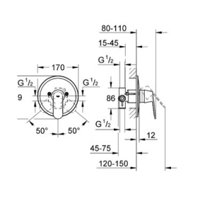 Grohe Eurosmart Cosmopolitan 32880000