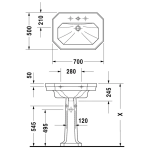 Duravit 1930 043870