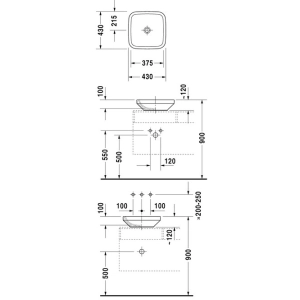 Lavabo Duravit DuraStyle 034943