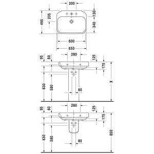 Lavabo Duravit Happy D.2 231665