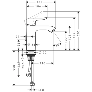 Hansgrohe Metris 31074000