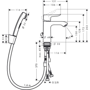 Hansgrohe Metris 31285000