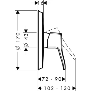 Hansgrohe Metris Classic 31676000