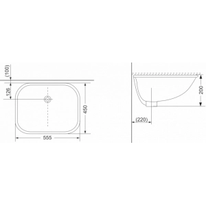 Lavabo Devit Quadra 1610132