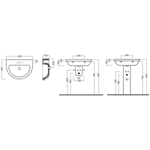 Lavabo Hatria Erika Pro YXJE