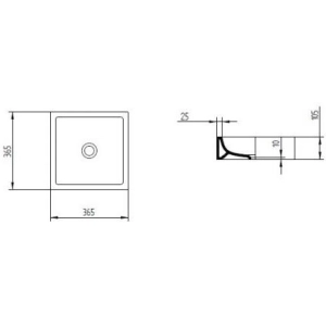 Lavabo AeT Motivi Bold Basin L248