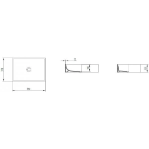 AeT Orizzonti Thin Rettangolare L239