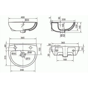 Lavabo Kolo Freja 40 L72340