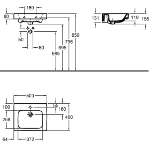 Lavabo Kolo Modo 50 L31950