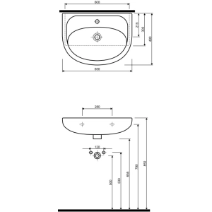 Lavabo Kolo Nova 65 21965