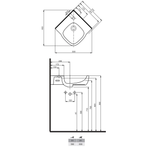 Lavabo Kolo Style 50 L21750