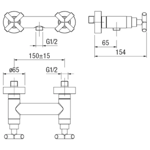 Nobili Rubinetterie Spring SP57003-1-CR